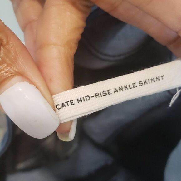 Rag and Bone Cate Mid Rise Ankle Skinny Jeans Size 25 - Picture 6 of 8